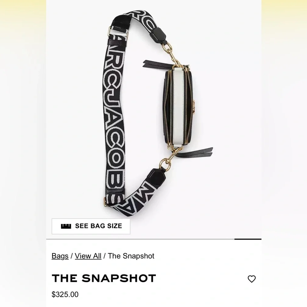Marc Jacobs The Snapshot...$325 in store/online